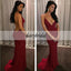 Sexy Prom Dress, Deep V-Neck Prom Dress, Spaghetti Straps Prom Dress, Mermaid Prom Dress, Backless Prom Dress, Jersey Prom Dress, D127