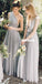 Convertible A-line Backless Jersey Inexpensive Bridesmaid Dress, FC2529