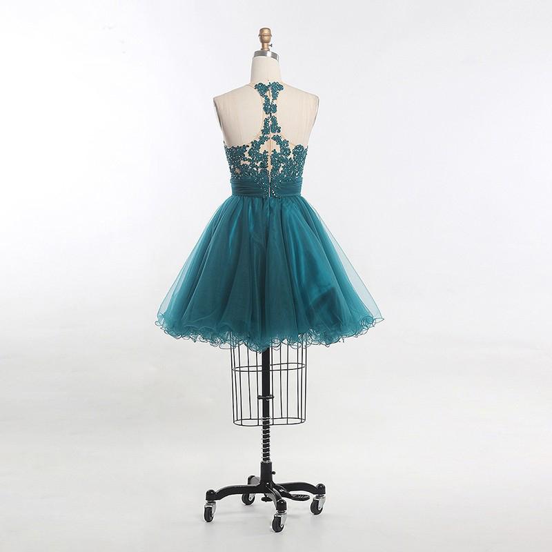 Short Homecoming Dress, Tulle Homecoming Dress, Sleeveless Homecoming Dress, Lace Junior School Dress, Beading Homecoming Dress, LB0338