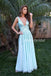 Sparkle V-Neck Prom Dress, Sequin V-Back Sexy Prom Dress, D513