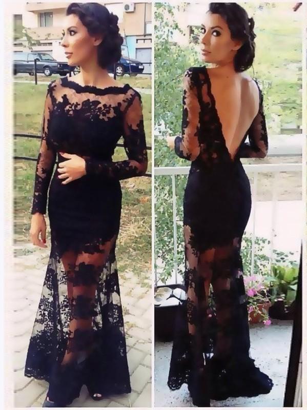 Long Prom Dresses, Lace Prom Dresses, Deep V-Back Party Prom Dresses, Tulle Prom Dresses, Applique Prom Dresses, Mermaid Prom Dresses Online, LB0636