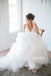 Charming V-Neck Wedding Dress, A-Line Sexy V-Back Floor-Length Wedding Dress, D645