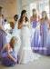 Long Sweet Heart Chiffon Bridesmaid Dress, Cheap Backless Floor-Length Bridesmaid Dress, D695