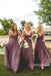 Long Bridesmaid Dress, Tulle Bridesmaid Dress, Spaghetti Straps Bridesmaid Dress, V-Neck Bridesmaid Dress, Cheap Bridesmaid Dress, Floor-Length Bridesmaid Dress, DA853