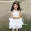 Round Neckline Lace Top Applique Beading Tulle Flower Girl Dresses, Lovely Tutu Dresses,  DA920