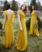 Mismatched A-Line Chiffon Backless Cheap Bridesmaid Dress, FC1798