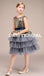 Desighed Sequin Tulle A-line Flower Girl Dresses, Flower Lovely Little Girl Dresses, D1177