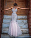 Luxury Beaded Mermaid Backless Tulle Prom Dress, FC2693